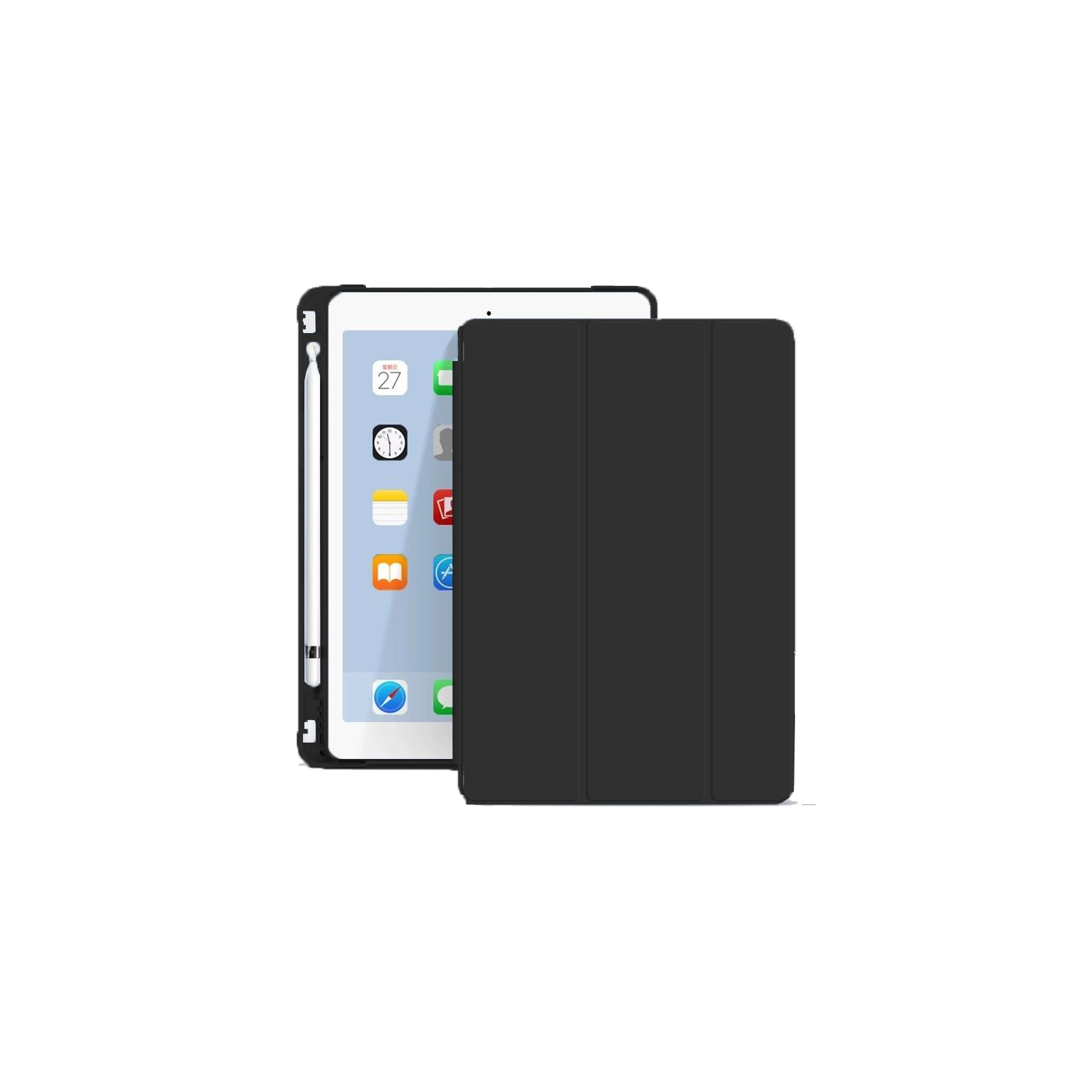 Чехол для планшета BeCover Soft Edge TPU mount Apple Pencil Apple iPad 10.9" 2022 Black (708488) изображение 2