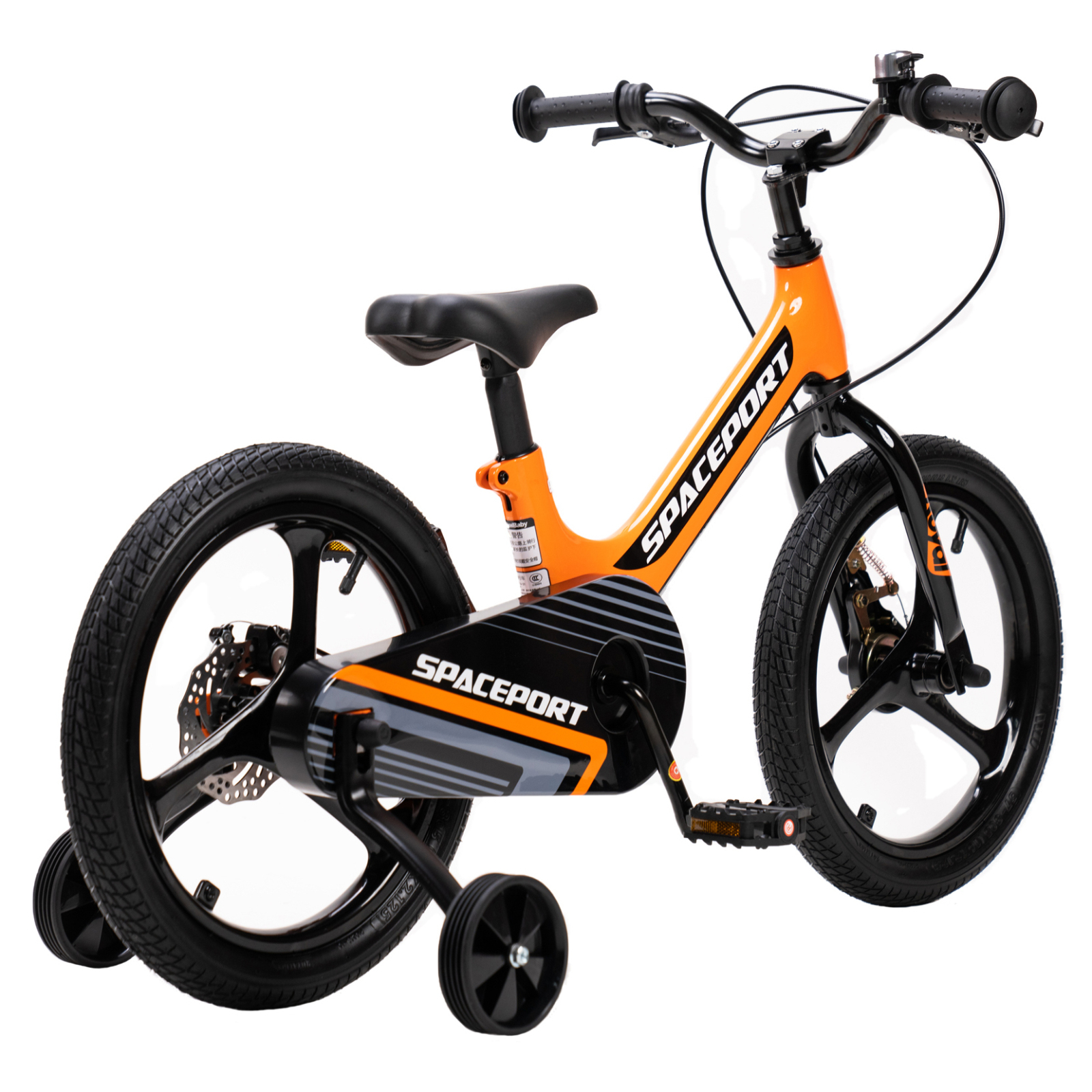 Детский велосипед Royal Baby Space Port 18", Official UA, оранжевый (RB18-31-orange) изображение 3