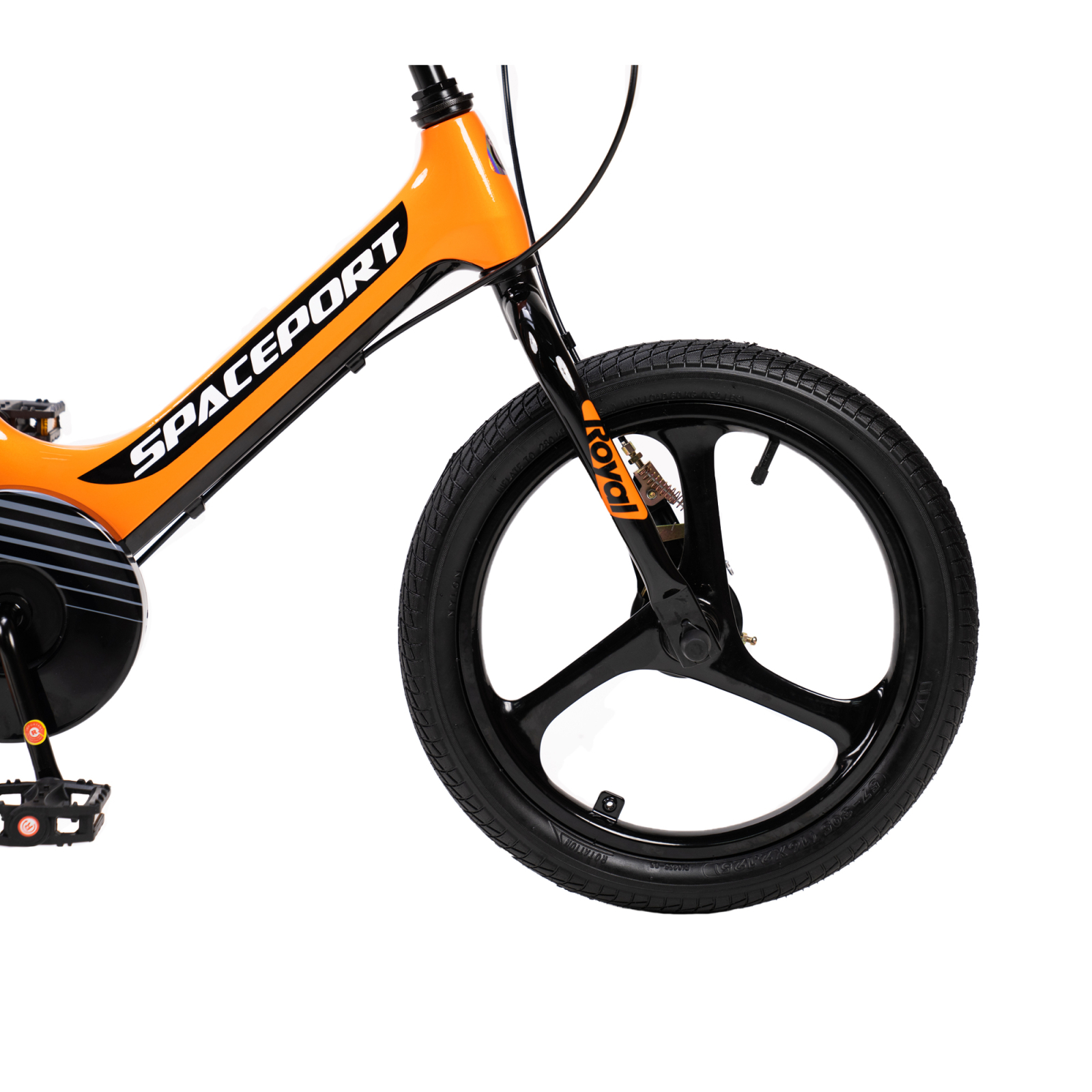 Детский велосипед Royal Baby Space Port 18", Official UA, оранжевый (RB18-31-orange) изображение 4