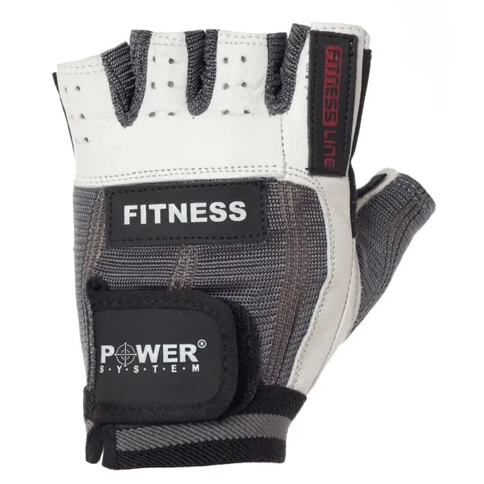 Перчатки для фитнеса Power System Fitness PS-2300 Grey/White M (PS-2300_M_Grey-White) изображение 2