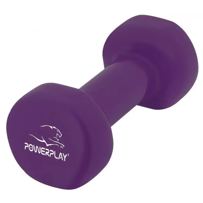 Гантель PowerPlay 4125 Achilles 2.5 кг Фіолетова (PP_4125_2.5kg) изображение 2