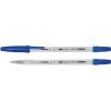 Ручка шариковая Economix STANDARD 0,5мм. Корпус прозрачный, пишет синим (E10117-02)