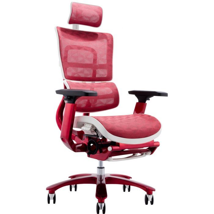 Офісне крісло GT Racer X-815L White/Red (X-815L White/Red (W-52))
