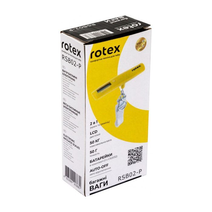 Ваги для багажу Rotex RSB02-P зображення 3