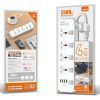 Мережевий фільтр живлення LDNIO SC4408, 4 роз+4USB (SC4408) зображення 5