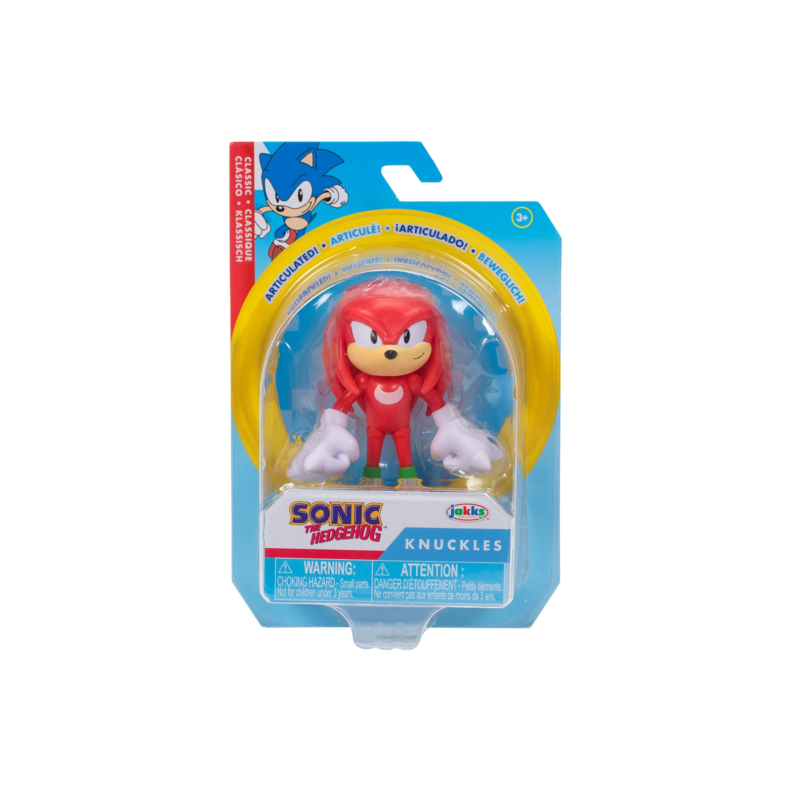 Фигурка Sonic the Hedgehog с артикуляцией - Классический Наклз 6 см (41436i) изображение 6