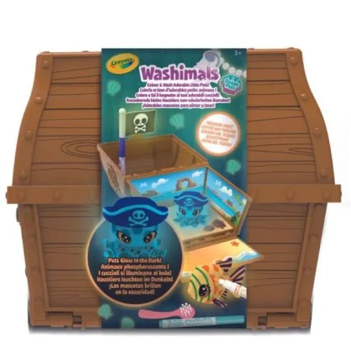 Набор для творчества Crayola Washimals Скриня зі скарбамі (74-7510)
