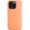 Чохол до мобільного телефона Apple iPhone 15 Pro Silicone Case with MagSafe Orange Sorbet (MT1H3ZM/A) зображення 2