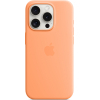 Чохол до мобільного телефона Apple iPhone 15 Pro Silicone Case with MagSafe Orange Sorbet (MT1H3ZM/A) зображення 3