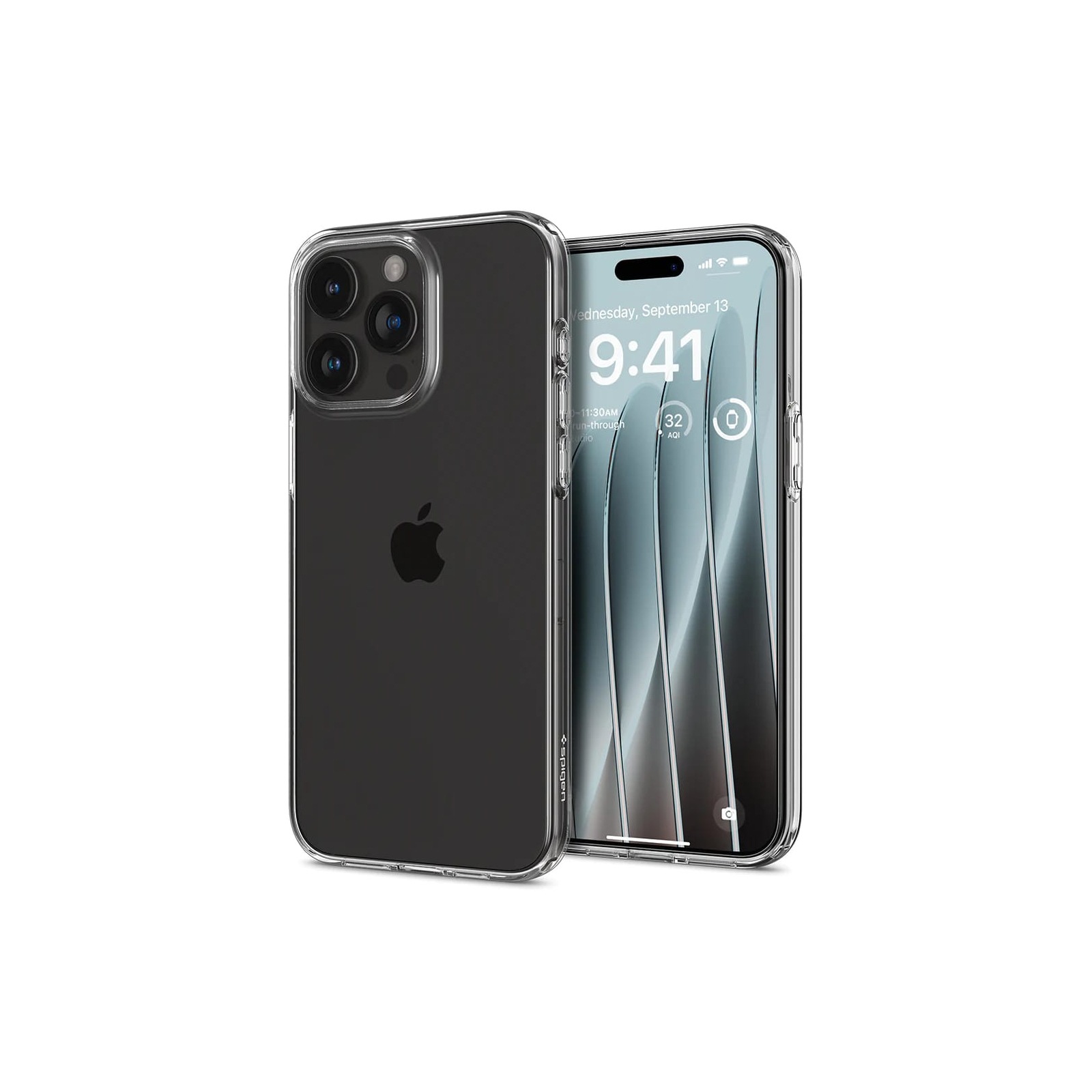 Чохол до мобільного телефона Spigen Apple iPhone 15 Pro Crystal Flex Crystal Clear (ACS06468) зображення 2