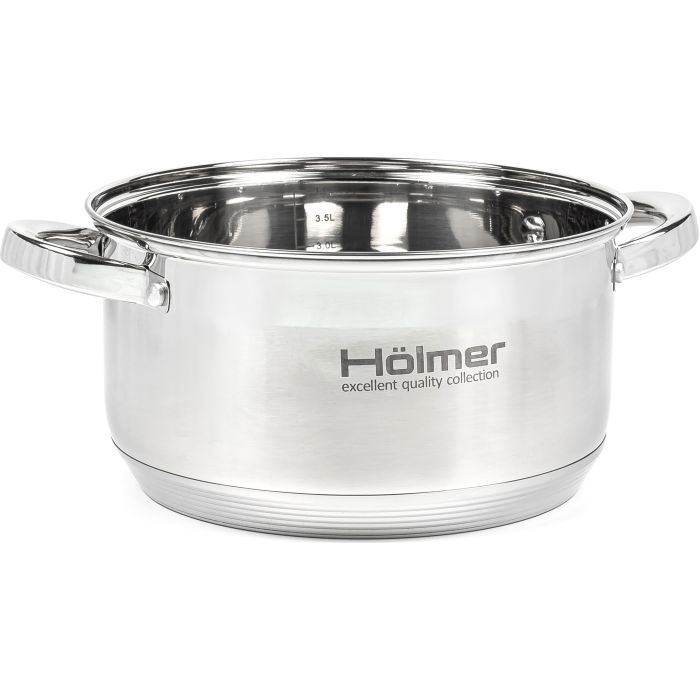 Набор посуды Hölmer з кришками 1,5л/2,7л/5л (CS-1652-SS) изображение 2