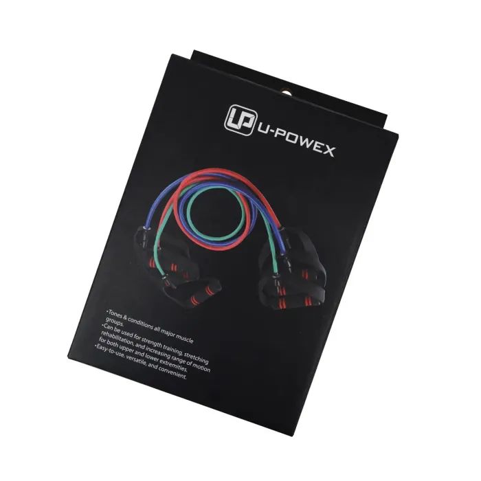 Эспандер U-Powex Latex resistance tube 20LB Green 9 кг (UP_1001_20LB_Green) изображение 10