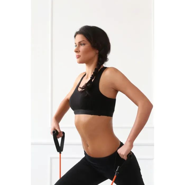 Эспандер U-Powex Latex resistance tube 20LB Green 9 кг (UP_1001_20LB_Green) изображение 6
