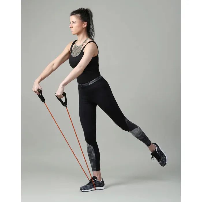 Эспандер U-Powex Latex resistance tube 20LB Green 9 кг (UP_1001_20LB_Green) изображение 7