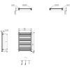 Сушарка для рушників Terma Marlin One 780x530 (WWMRN078053KS95E1U) зображення 3