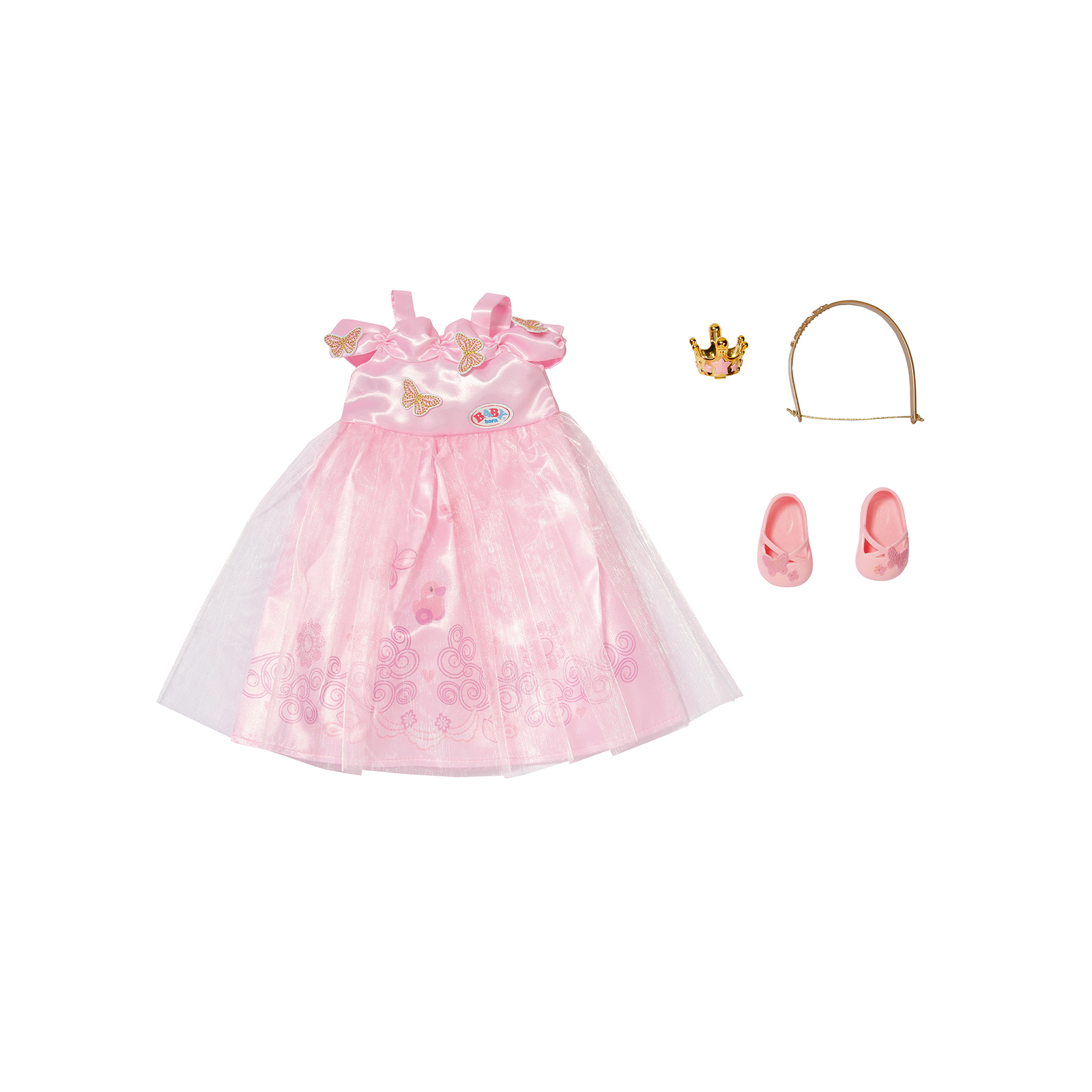 Аксессуар к кукле Zapf Набор одежды для куклы Baby Born Принцесса (834169)