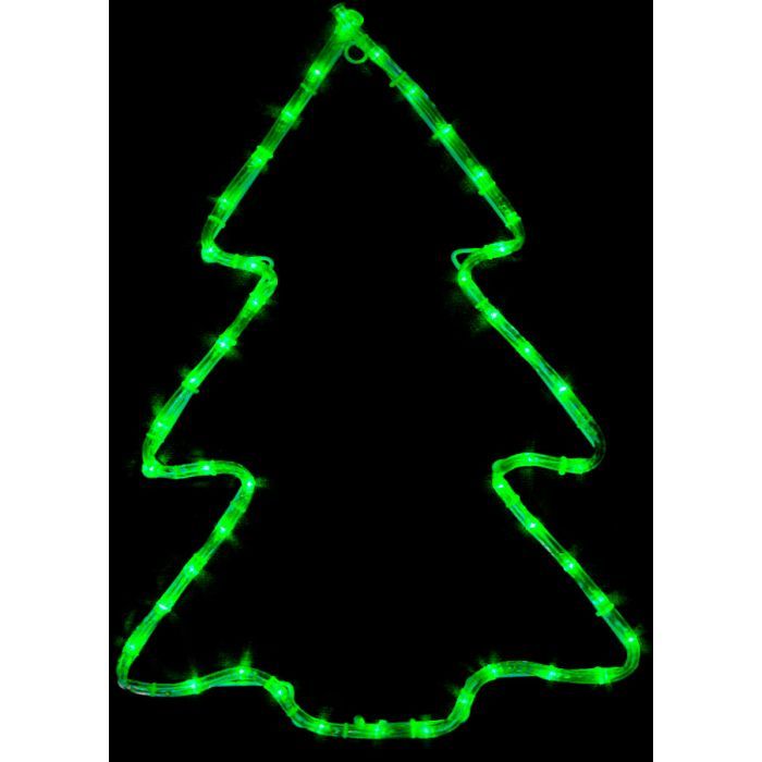 Гирлянда Delux MOTIF Christmas t tree 60*45см 7 flash зеленая IP44 EN (90012986)