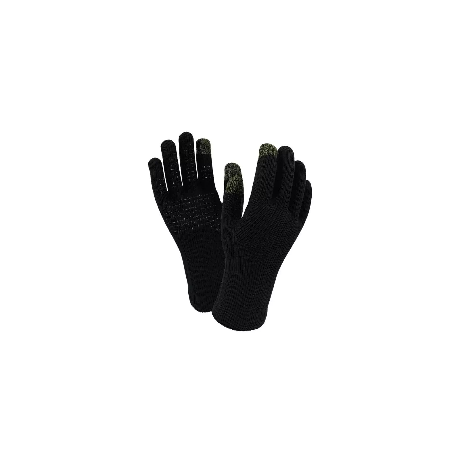 Водонепроникні рукавички Dexshell ThermFit з вовною мериноса Чорні M (DG326TS-V20-BLM)