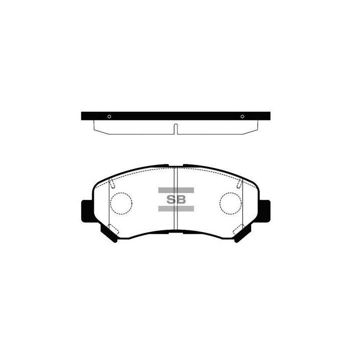 Гальмівні колодки HI-Q SP1451