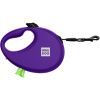 Повідець для собак WAUDOG R-leash з контейнером для пакетів S до 12 кг 3 м фіолетовий (26279) зображення 2