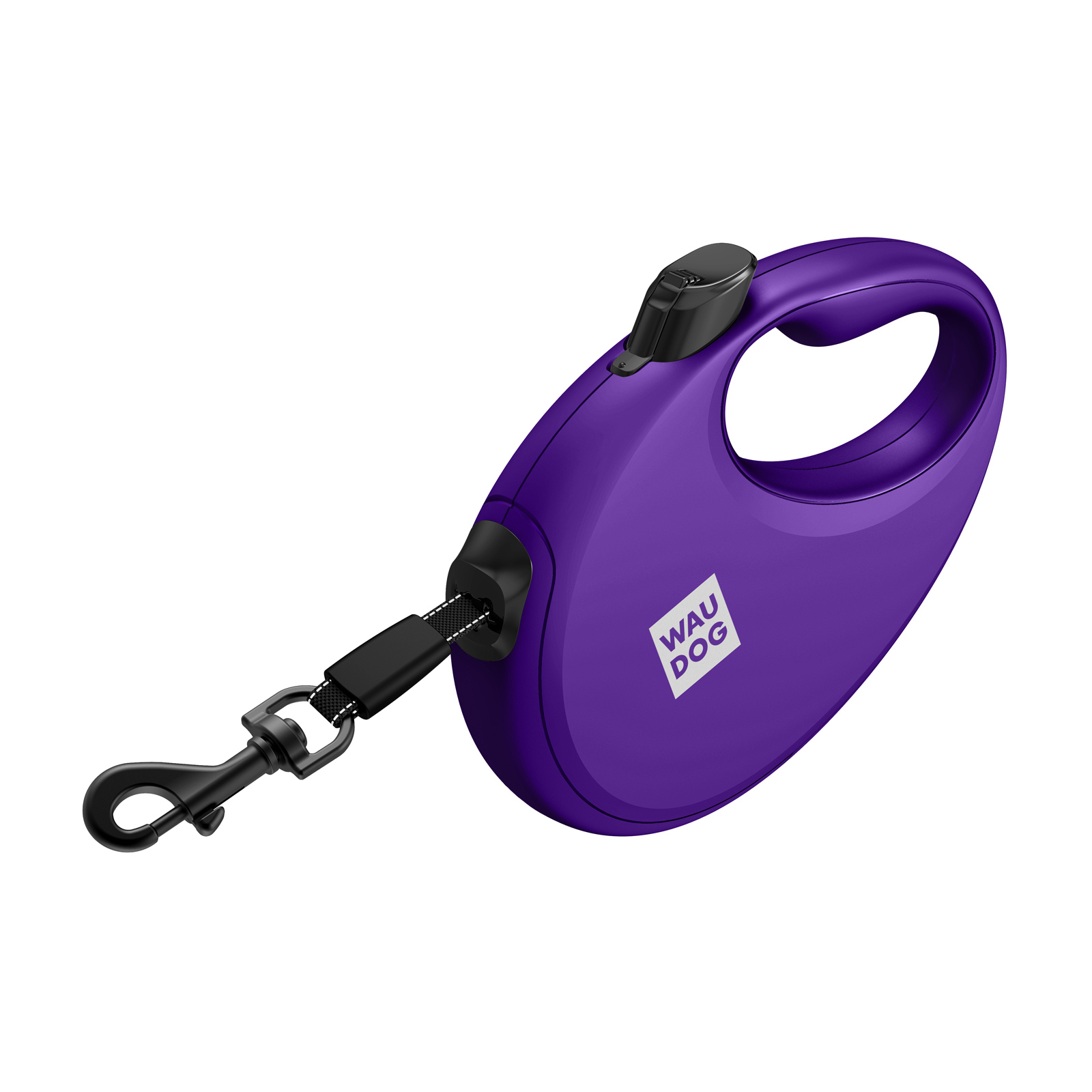 Повідок для собак WAUDOG R-leash з контейнером для пакетів S до 12 кг 3 м фіолетовий (26279)