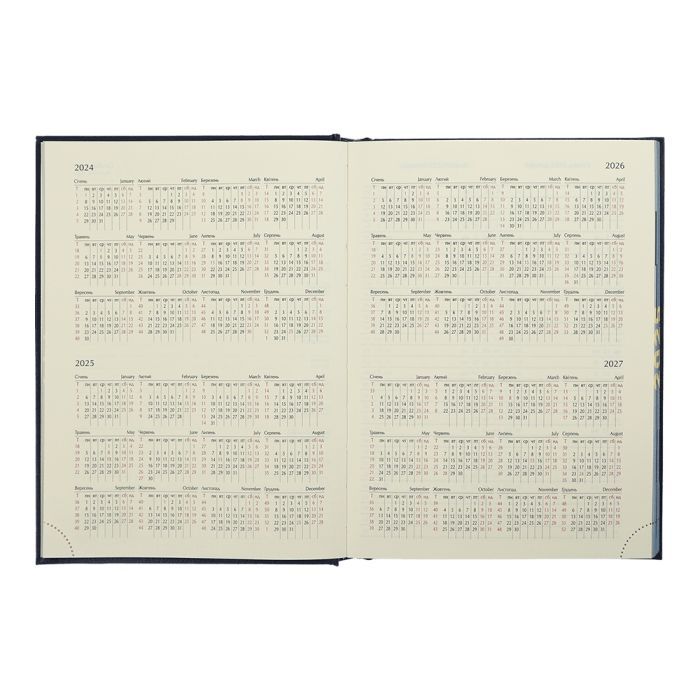Еженедельник Buromax датированный 2025 IDEAL, А5 синий (BM.2175-02) изображение 8
