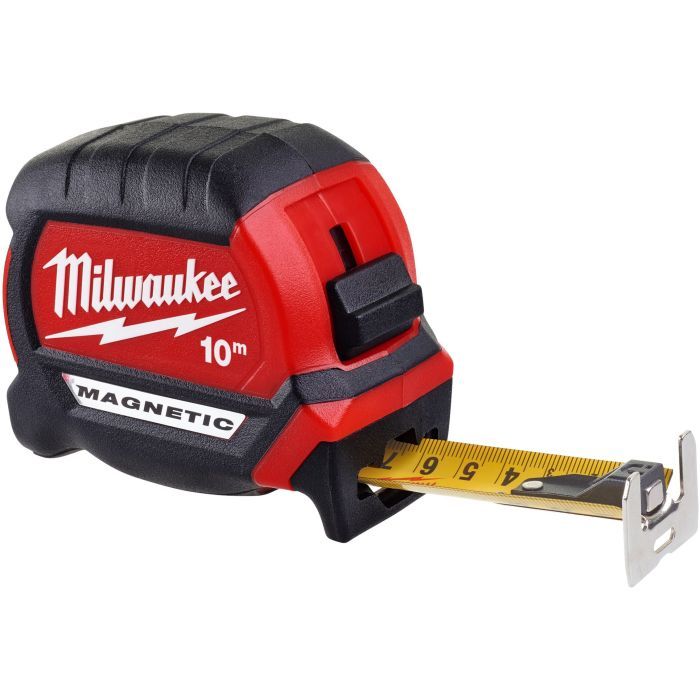 Рулетка Milwaukee магнитная PREMIUM, 10м, 27мм (4932464601) изображение 2