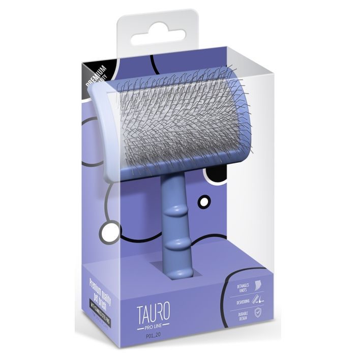 Гребінець для тварин Tauro Pro Line teeth 20 мм фіолетовий (TPLY63479) зображення 6