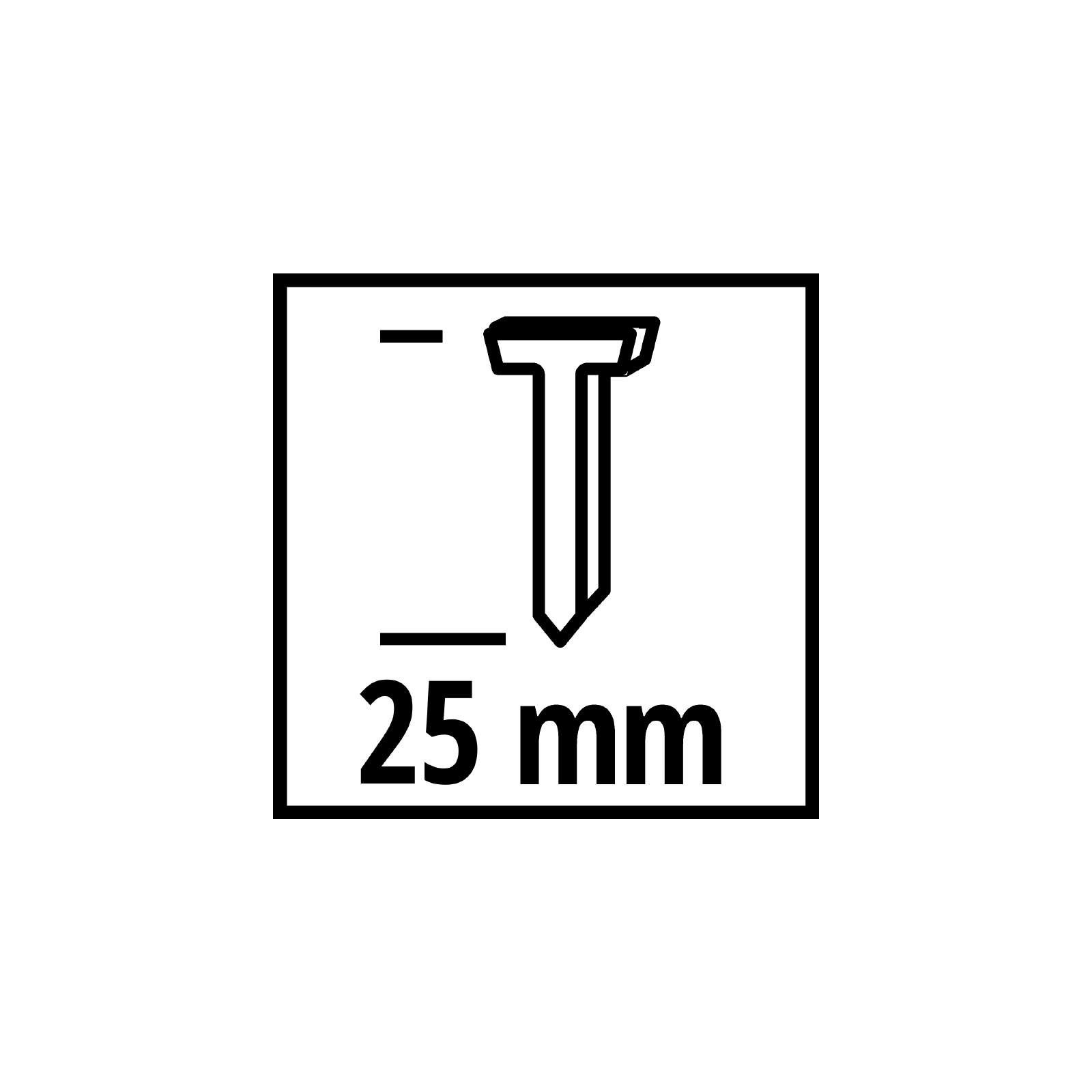 Цвяхи Einhell для цвяхозабивача, 25мм, 3000шт (4137871) зображення 2