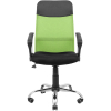 Офісне крісло Richman Ультра Ю Хром M-1 (Tilt) Сітка чорна + зелена (ADD0003103) зображення 2