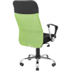 Офісне крісло Richman Ультра Ю Хром M-1 (Tilt) Сітка чорна + зелена (ADD0003103) зображення 4