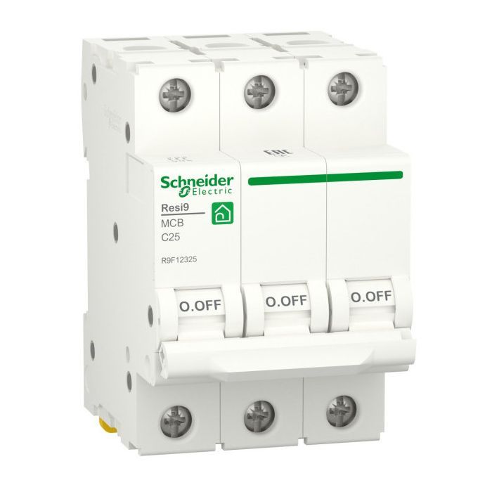 Автоматический выключатель Schneider Electric RESI9 6kA 3P 25A C (R9F12325)