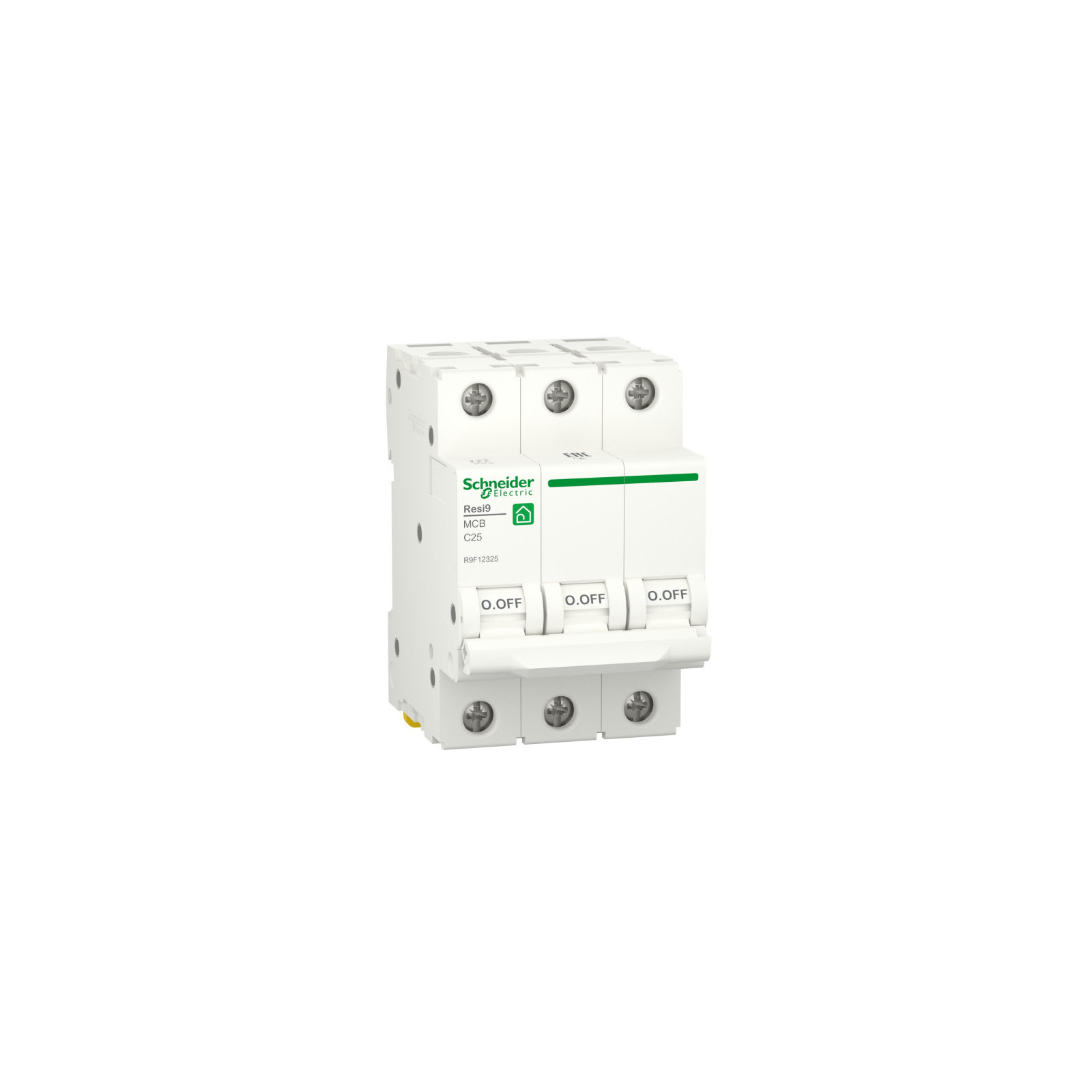 Автоматичний вимикач Schneider Electric RESI9 6kA 3P 25A C (R9F12325)