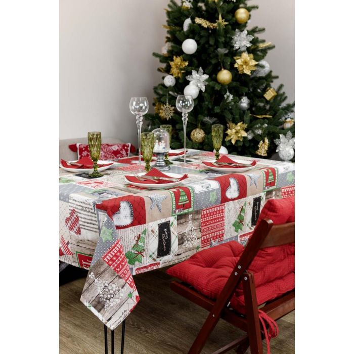 Скатерть Прованс Merry Christmas 220x132 см (4823093451438) изображение 2