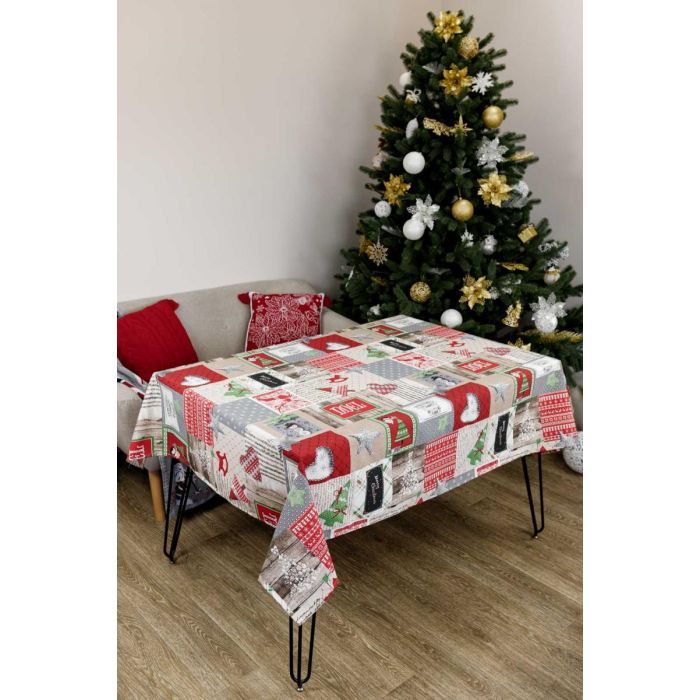 Скатерть Прованс Merry Christmas 220x132 см (4823093451438) изображение 6
