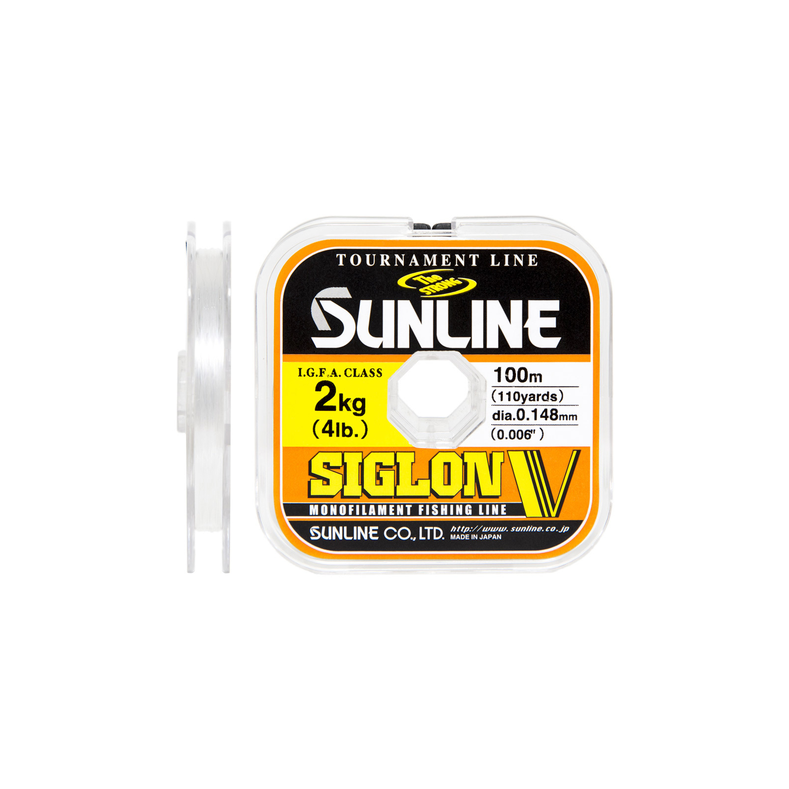 Леска Sunline Siglon V 100m Orange 1.2/0.185mm 3.5kg (1658.05.99)