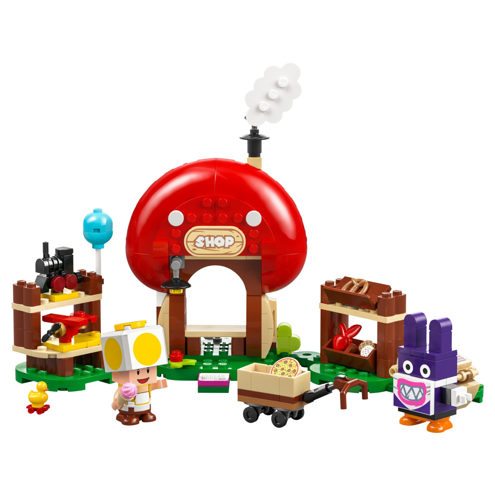 Конструктор LEGO Super Mario Nabbit в лавке Toad. Дополнительный набор 230 деталей (71429) изображение 2