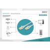 Патч-корд 20м, CAT 6a S-FTP, AWG 26/7, Cu, LSZH, gray Digitus (DK-1644-A-200) изображение 4