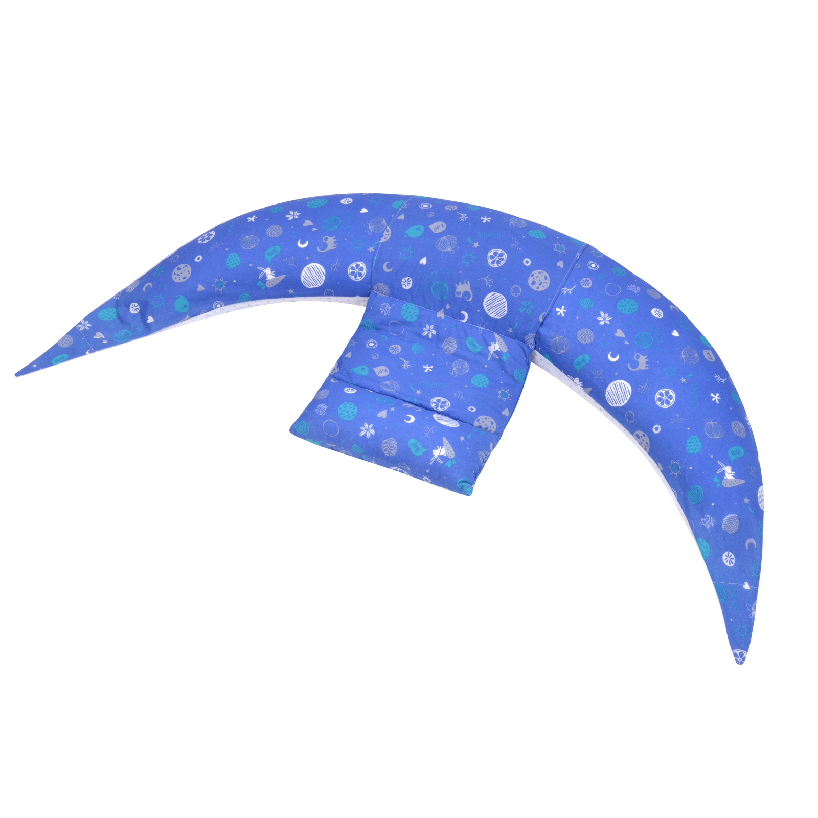 Подушка Nuvita для вагітних 10 в 1 DreamWizard синій (NV7100BLUE) зображення 2