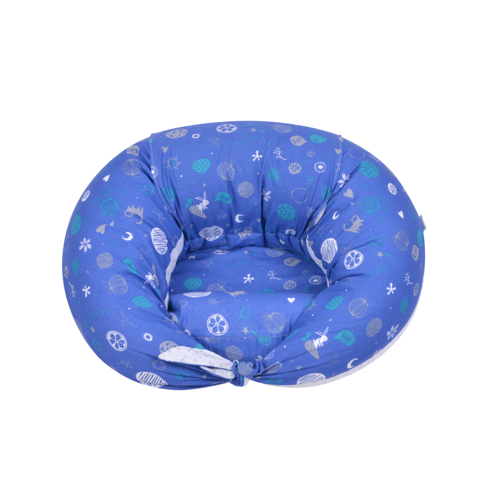 Подушка Nuvita для вагітних 10 в 1 DreamWizard синій (NV7100BLUE) зображення 4