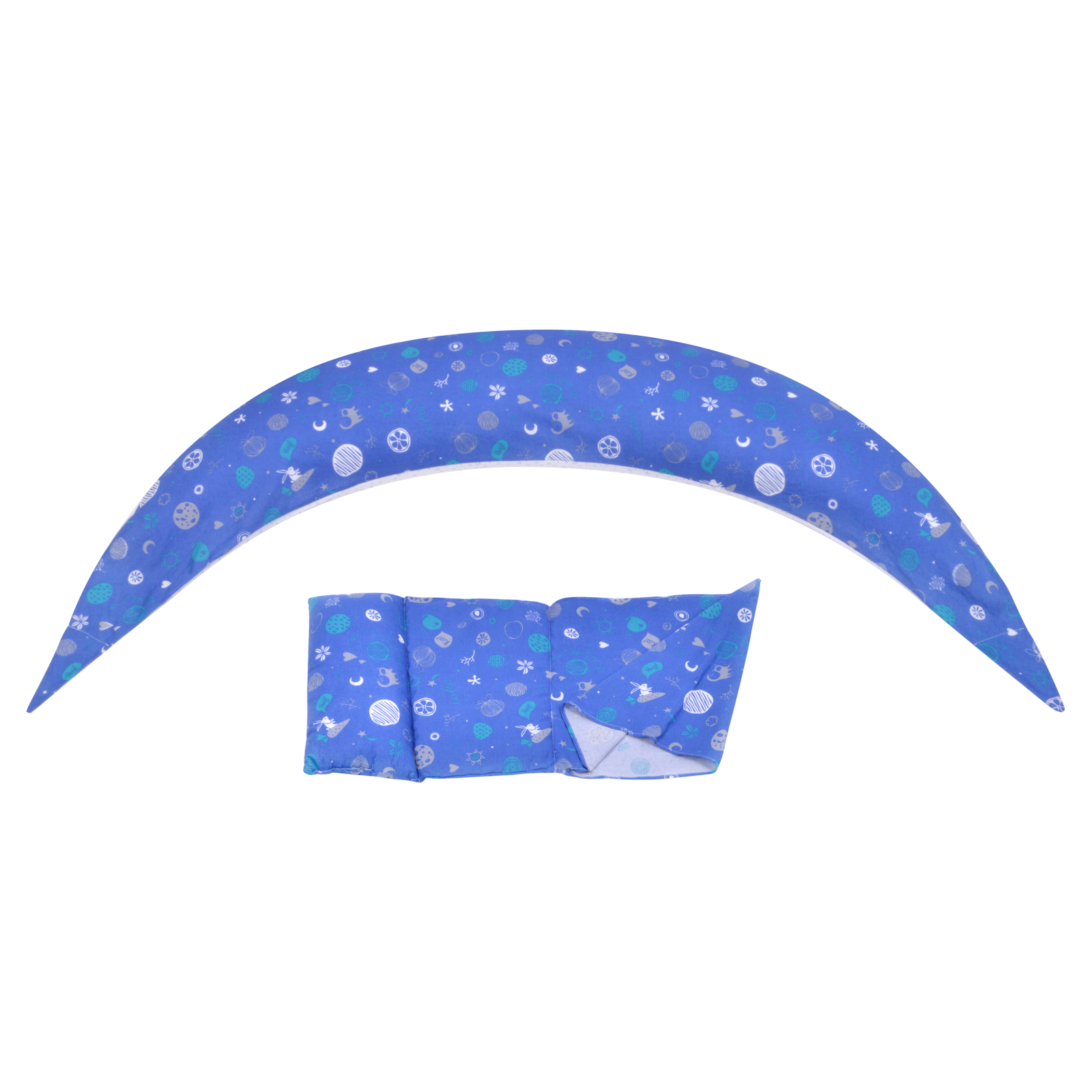 Подушка Nuvita для беременных 10 в 1 DreamWizard синий (NV7100BLUE)