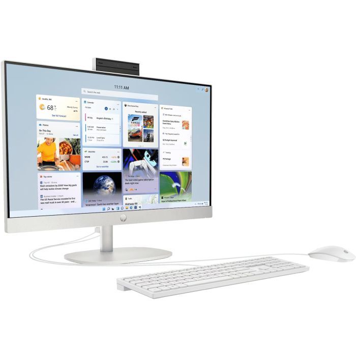 Компьютер HP 24-cr0001ua AiO / Ryzen7 7730U, 16, 512, WiFi, Cam, KM (95Z23EA) изображение 2