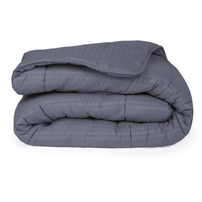 Ковдра MirSon зимова Шовкова Супер Тепла №9003 Eco Light Gray 220x240 см (2200005993521)