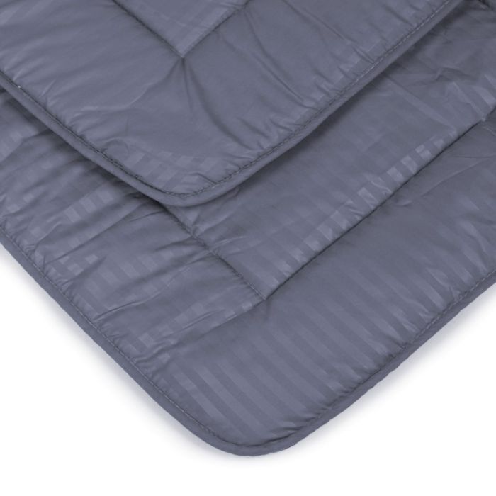 Ковдра MirSon зимова Шовкова Супер Тепла №9003 Eco Light Gray 220x240 см (2200005993521) зображення 3