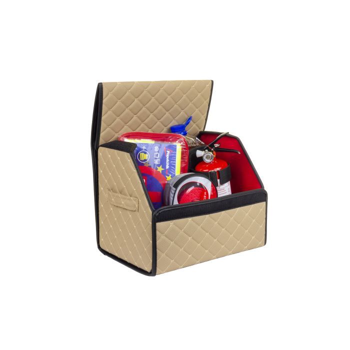 Сумка-органайзер EVAtech ECO S 30x30x35 см бежева з бежевою ниткою (EHECESIIBR) зображення 2