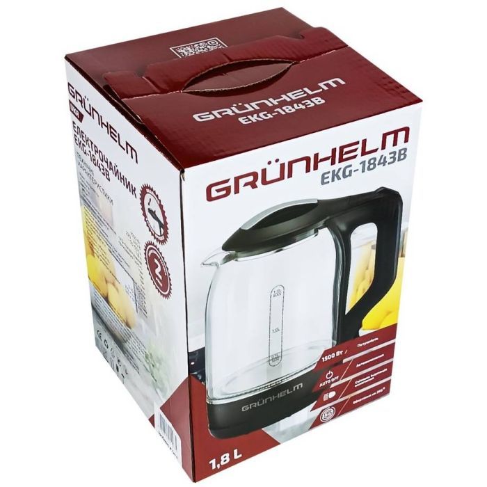 Електрочайник Grunhelm EKG-1843B зображення 6
