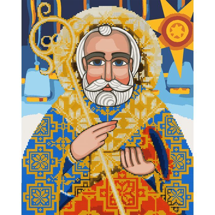 Картина по номерам Santi Святой Николай 40*50 см ©mosyakart алмазная мозаика (954695)