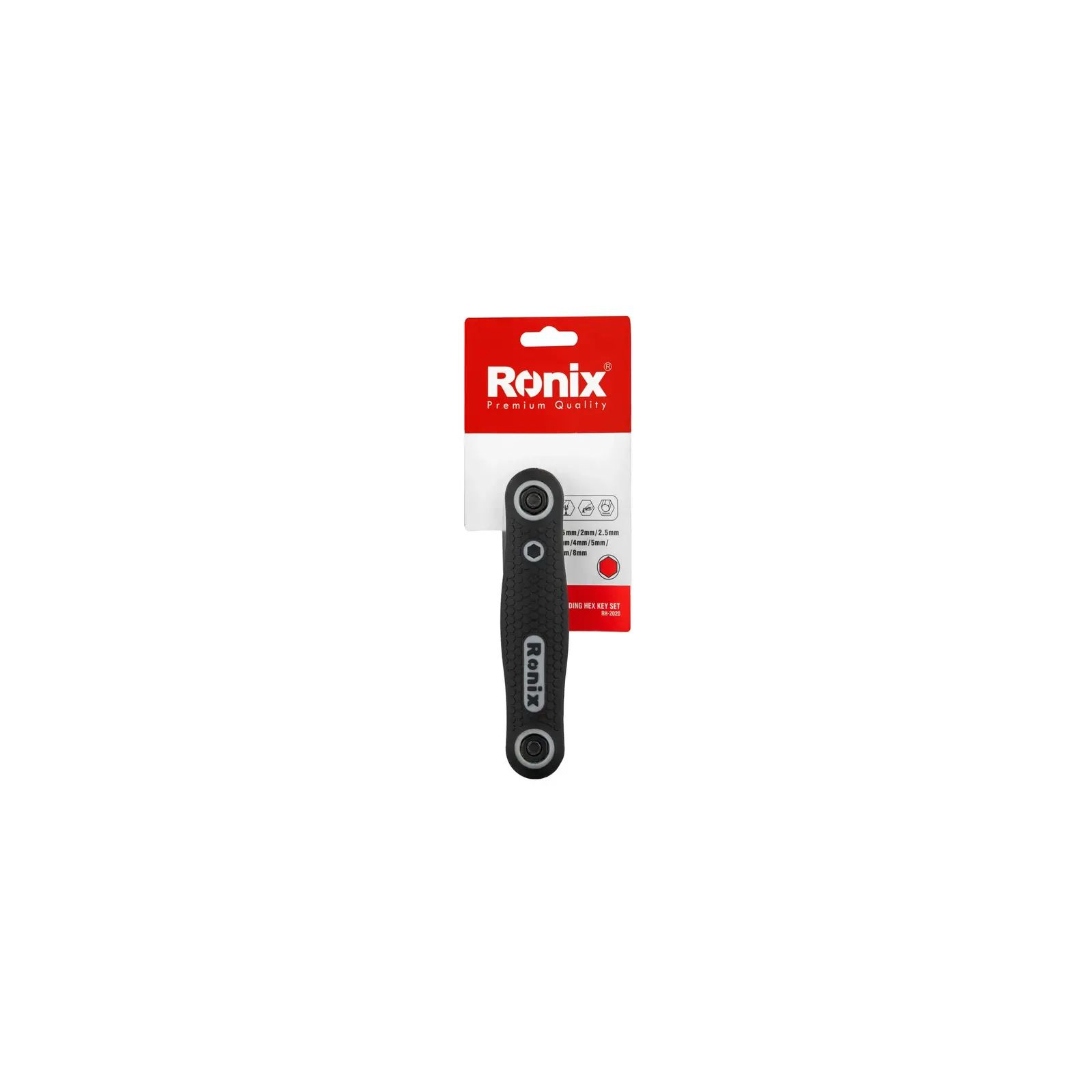 Ключ Ronix складаний шестигранний (RH-2020) зображення 6