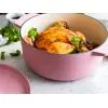 Каструля KitchenAid чавунна з кришкою 5,2 л Суха троянда (CC007431-001) зображення 7