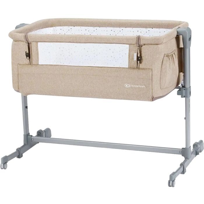 Кроватка Kinderkraft Приставная кроватка-люлька Neste Up 2 Light Grey (5902533924523)